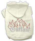 Outlaw Rhinestone Hoodies Cream L (14)