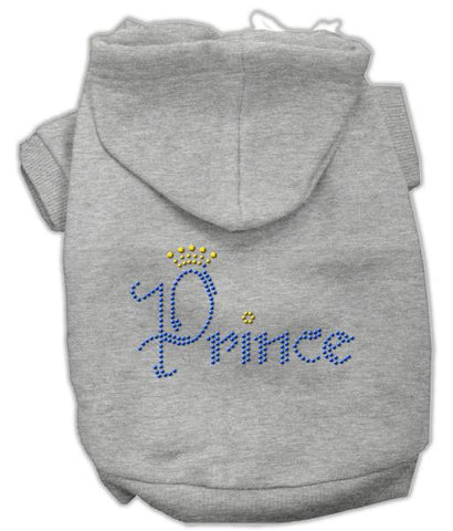 Prince Rhinestone Hoodies Grey XXXL(20)