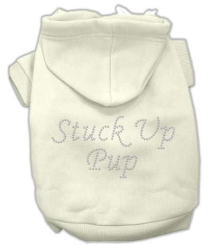 Stuck Up Pup Hoodies Cream M (12)