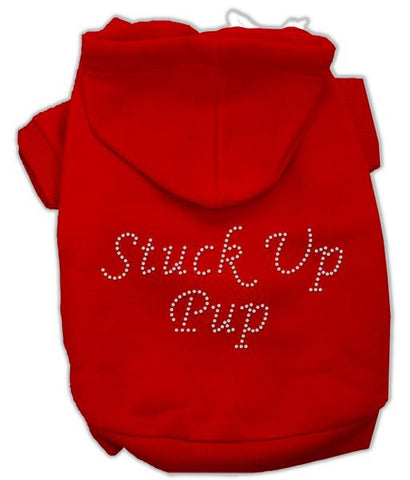 Stuck Up Pup Hoodies Red M (12)