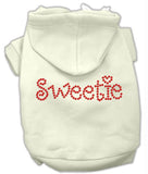 Sweetie Rhinestone Hoodies Cream M (12)