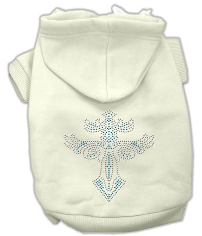 Warrior's Cross Studded Hoodies Cream L (14)