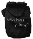 Who loves ya baby? Hoodies Black L (14)