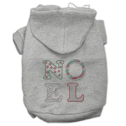 Noel Rhinestone Hoodies Grey XS (8)