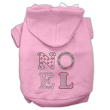 Noel Rhinestone Hoodies Pink XS (8)