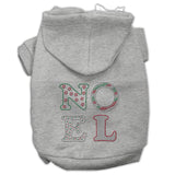 Noel Rhinestone Hoodies Grey XXXL(20)