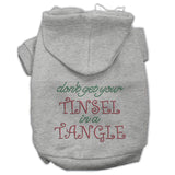 Tinsel in a Tangle Rhinestone Hoodies Grey L (14)