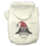 Santa Penguin Rhinestone Hoodies Cream M (12)