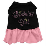 Birthday Girl Rhinestone Dresses Black with Pink Lg (14)