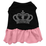 Rhinestone Crown Dress Black with Pink Sm (10)