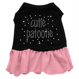 Rhinestone Cutie Patootie Dress Black with Pink Sm (10)