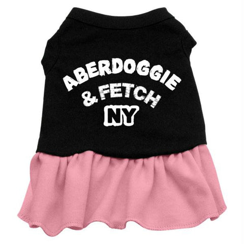 Aberdoggie NY Dresses Black with Pink Lg (14)