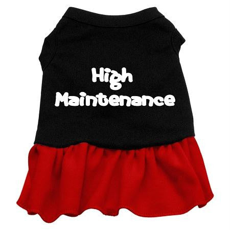 High Maintenance Dresses Black with Red XXXL (20)