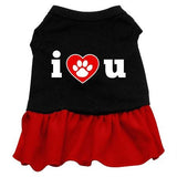 I Heart You Dresses Black with Red Lg (14)