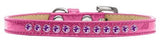 Purple Crystal Size 8 Pink Puppy Ice Cream Collar