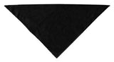 Plain Bandana Black Large