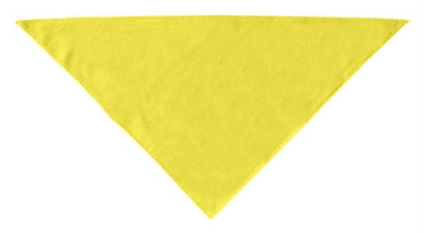 Plain Bandana Yellow Large