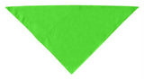 Plain Bandana Lime Green Small