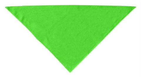 Plain Bandana Lime Green Small