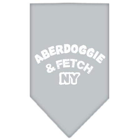 Aberdoggie NY Screen Print Bandana Grey Large