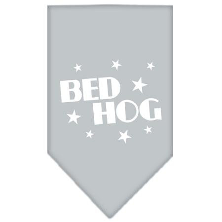 Bed Hog Screen Print Bandana Grey Large