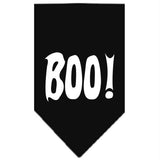 Boo! Screen Print Bandana Black Small