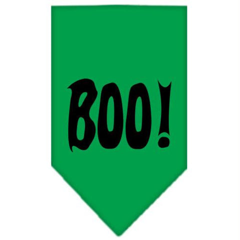 Boo! Screen Print Bandana Emerald Green Small