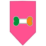 Bone Flag Ireland Screen Print Bandana Bright Pink Small