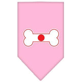 Bone Flag Japan  Screen Print Bandana Light Pink Small