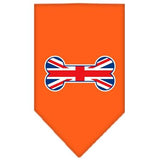 Bone Flag UK  Screen Print Bandana Orange Large