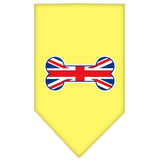 Bone Flag UK  Screen Print Bandana Yellow Large