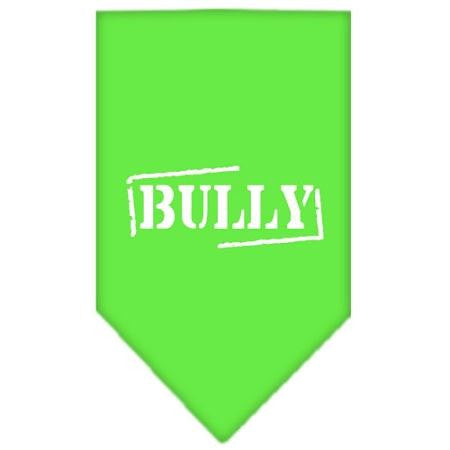 Bully Screen Print Bandana Lime Green Small