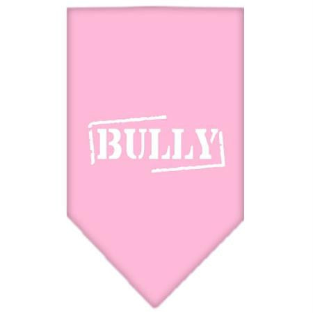 Bully Screen Print Bandana Light Pink Small