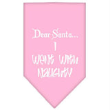 Went with Naughty Screen Print Bandana Light Pink Small