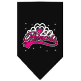 I'm a Princess Screen Print Bandana Black Large