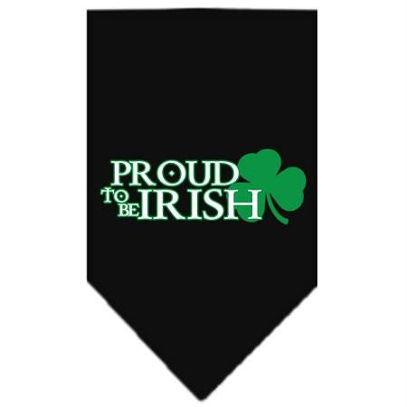 Proud to be Irish Screen Print Bandana Black Large