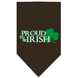 Proud to be Irish Screen Print Bandana Cocoa Large