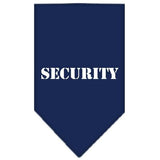 Security  Screen Print Bandana Navy Blue large