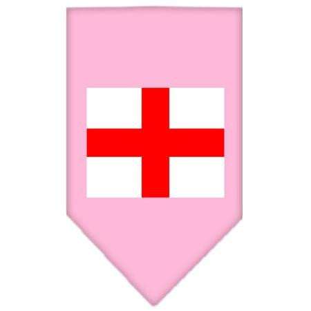 St. Georges Cross Screen Print Bandana Light Pink Small