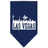 Las Vegas Skyline Screen Print Bandana Navy Blue large