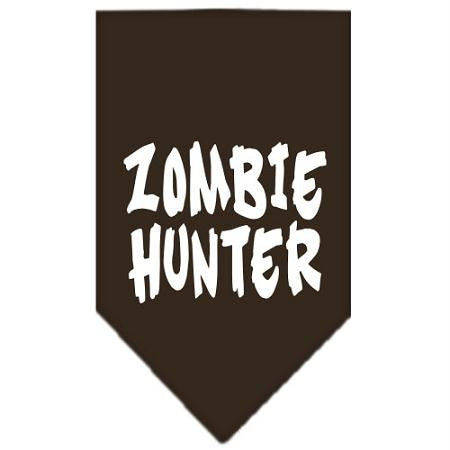 Zombie Hunter Screen Print Bandana Cocoa Small