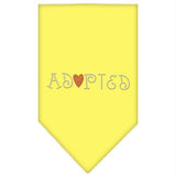 Adopted Rhinestone Bandana Yellow Large