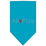 Adopted Rhinestone Bandana Turquoise Small