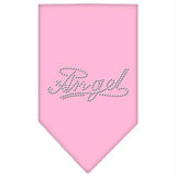 Angel Rhinestone Bandana Light Pink Large