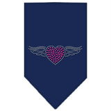 Aviator Rhinestone Bandana Navy Blue large