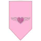 Aviator Rhinestone Bandana Light Pink Small