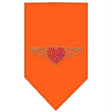 Aviator Rhinestone Bandana Orange Small