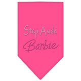 Step Aside Barbie Rhinestone Bandana Bright Pink Large