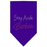 Step Aside Barbie Rhinestone Bandana Purple Large