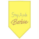 Step Aside Barbie Rhinestone Bandana Yellow Large